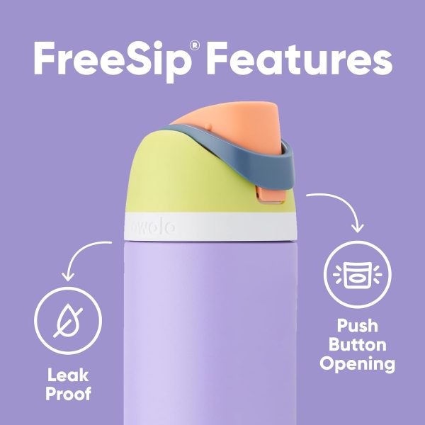 Owala FreeSip Insulated Stainless Steel Water Bottle with Straw for Sports, Travel, and School BPA-Free Sports Water Bottle, 32 oz, Camo Cool - Image 3