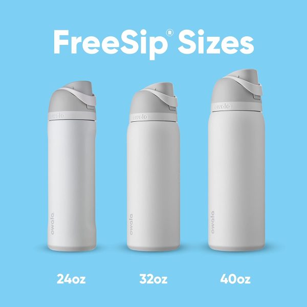 Owala FreeSip Insulated Stainless Steel Water Bottle with Straw for Sports, Travel, and School BPA-Free Sports Water Bottle, 32 oz, Camo Cool - Image 5